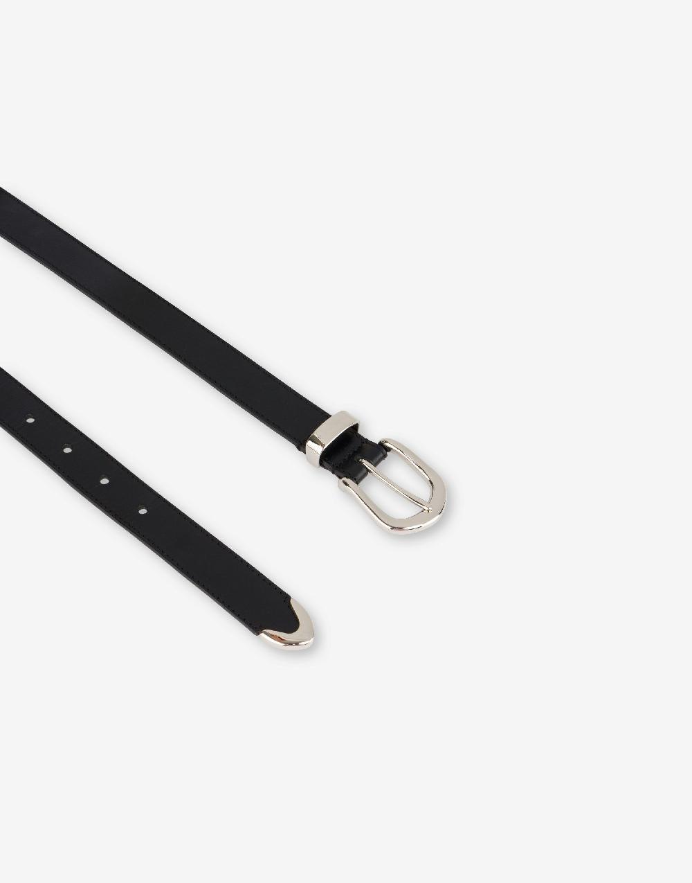 Alberta Ferretti Cintura in vitello con fibbia in metallo Shopping Online