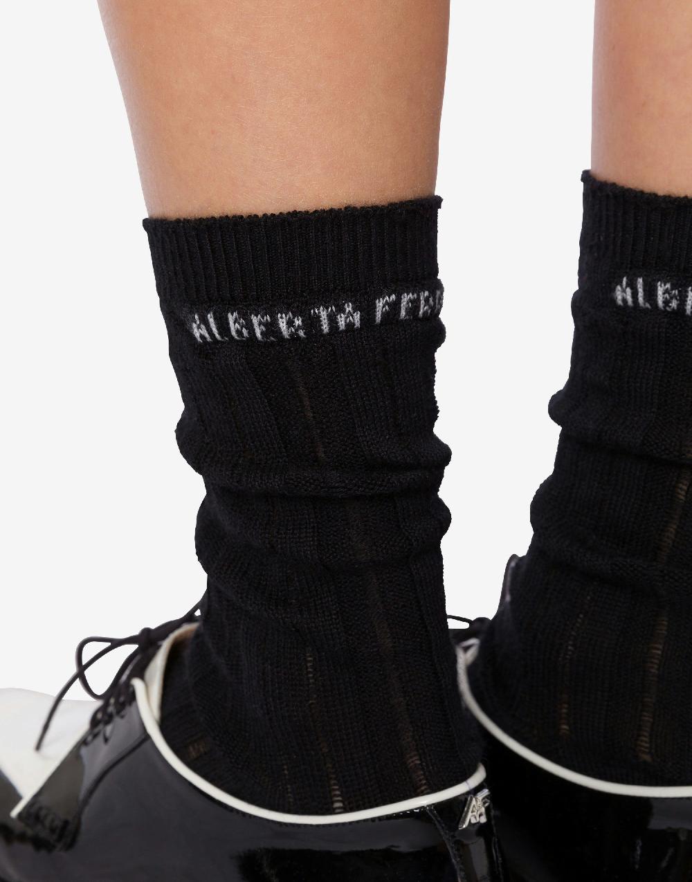 Alberta Ferretti Calze alla caviglia in lana e seta Convenienza