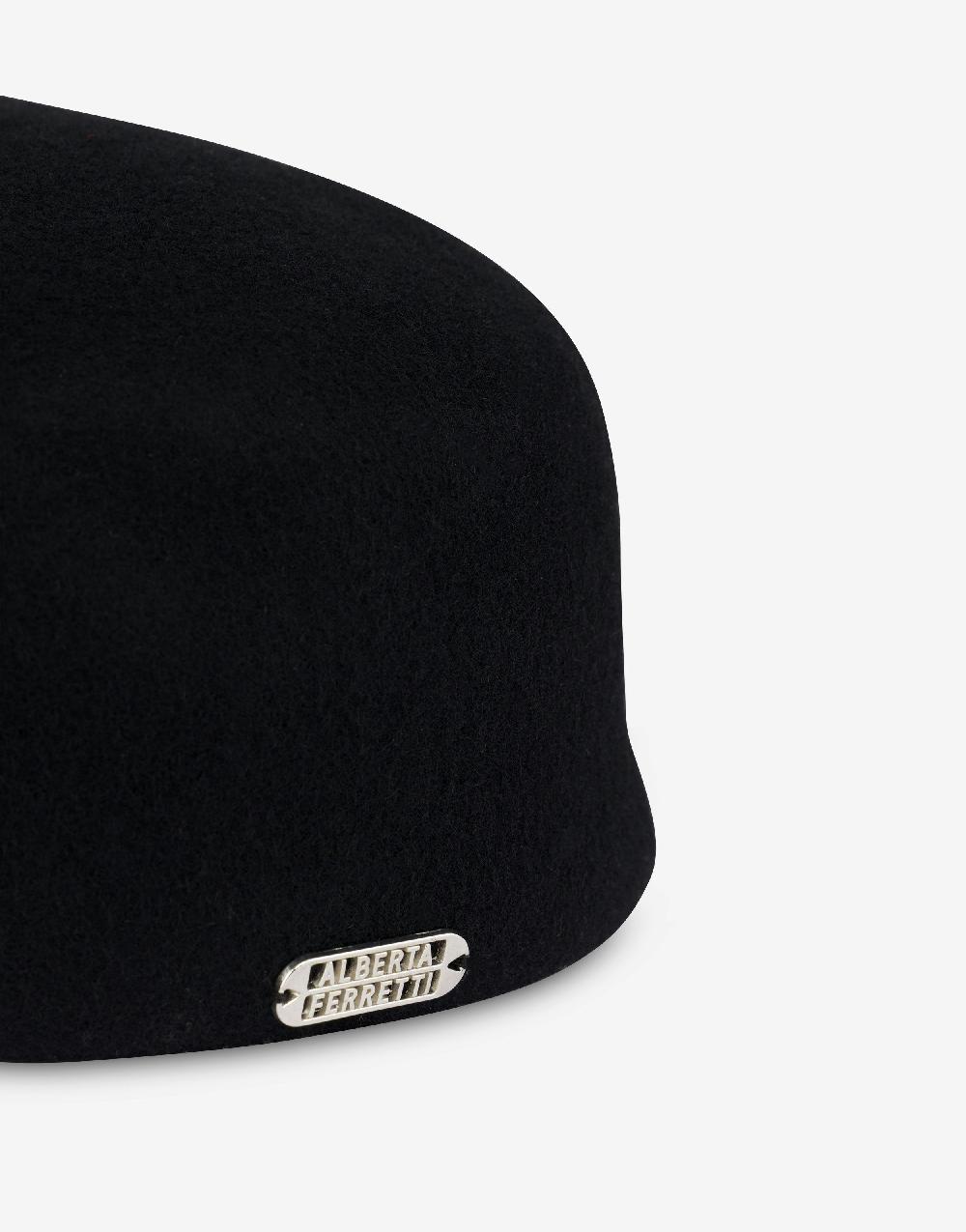 Alberta Ferretti Cappello in panno di lana Outlet