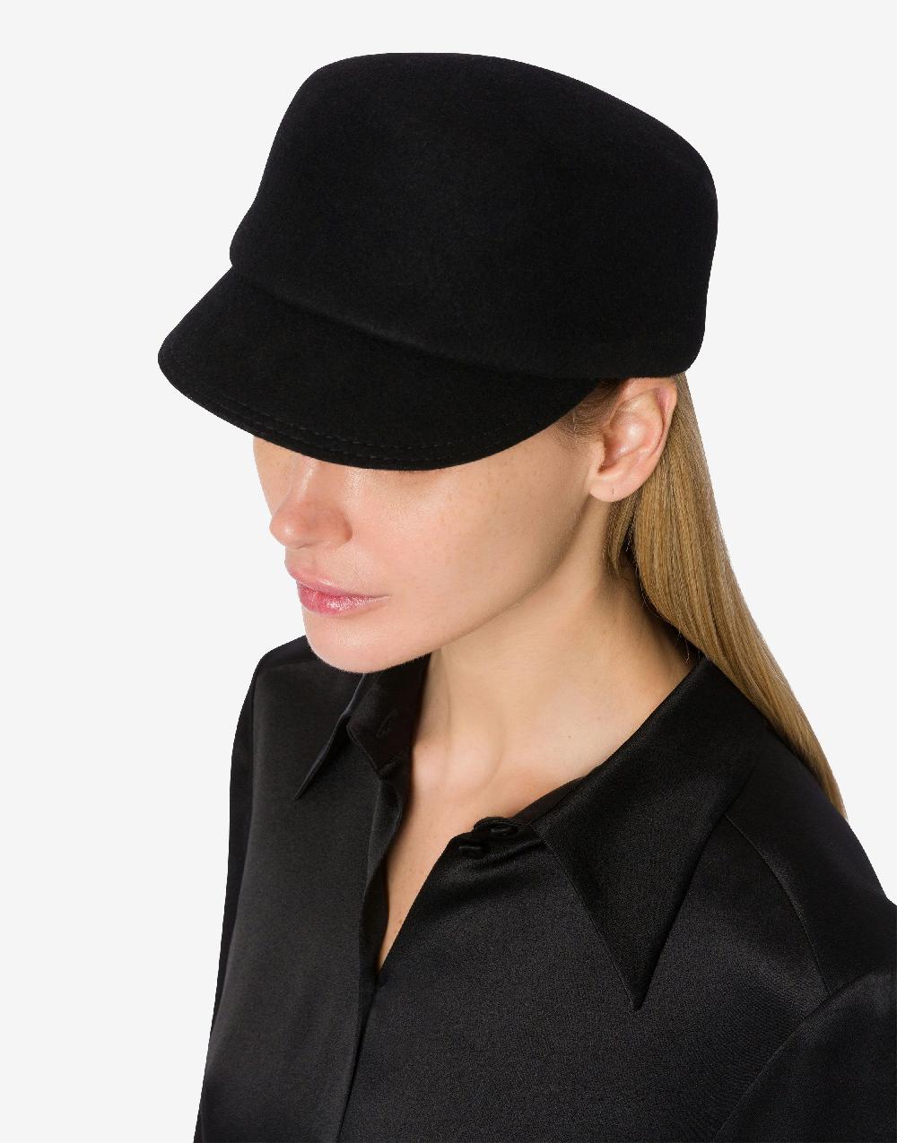 Alberta Ferretti Cappello in panno di lana Outlet