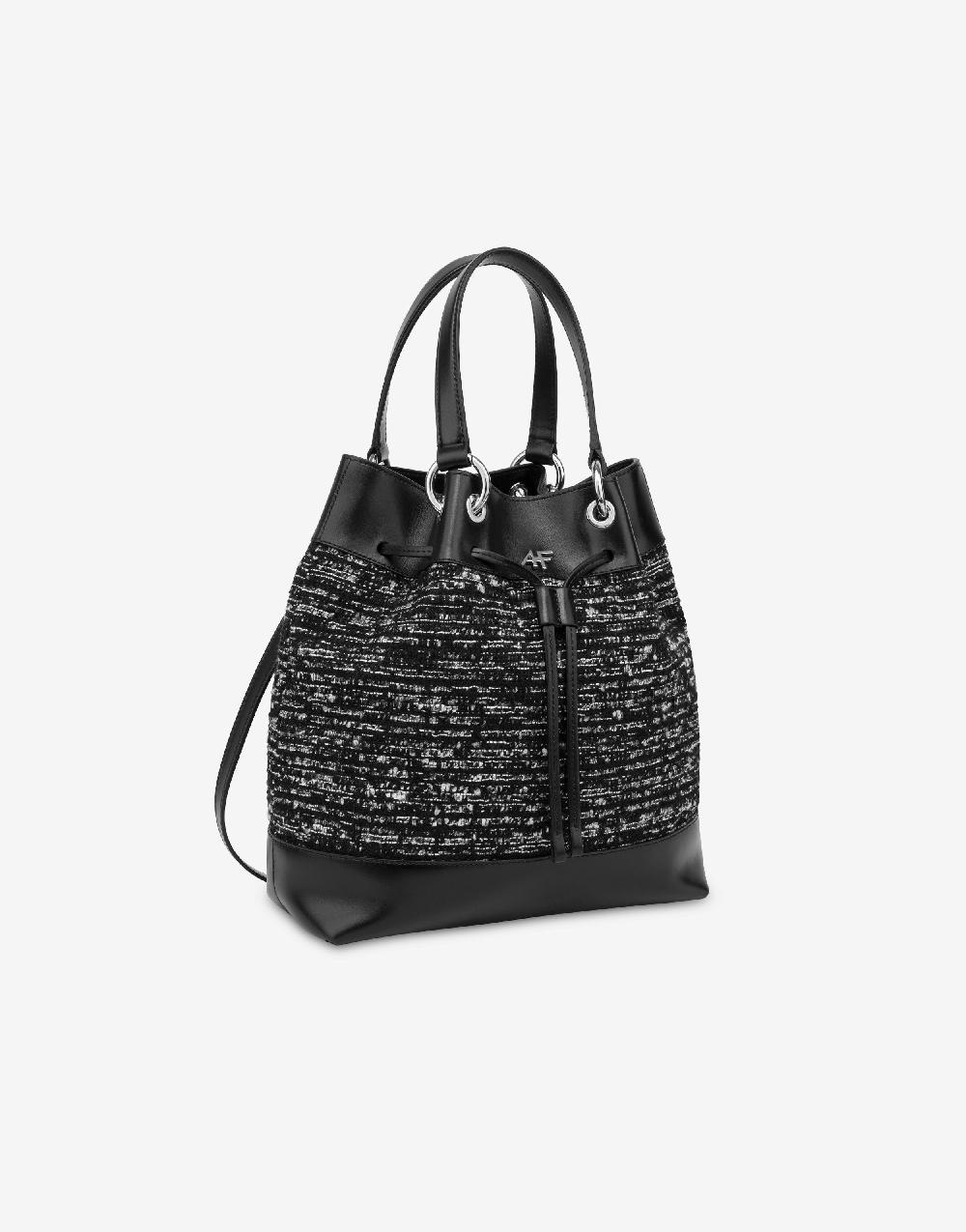 Alberta Ferretti Borsa a secchiello Tweed Negozio