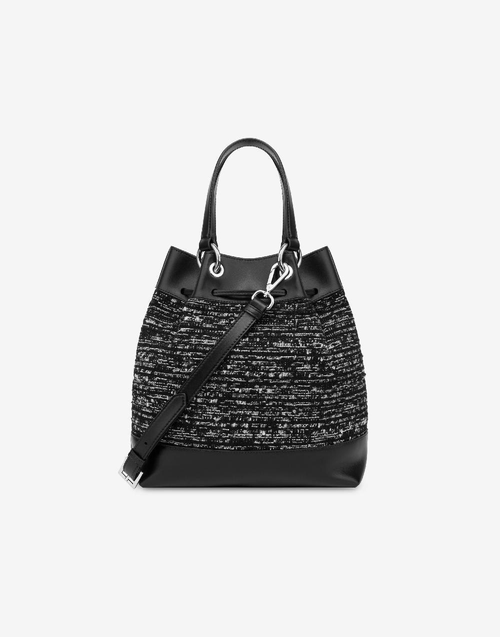 Alberta Ferretti Borsa a secchiello Tweed Negozio