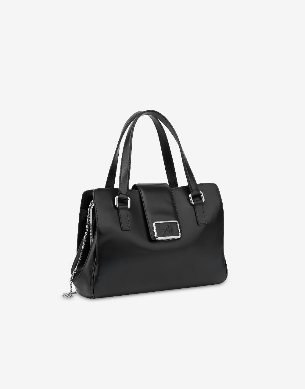 Alberta Ferretti Borsa doppio manico in vitello Allure Nuova