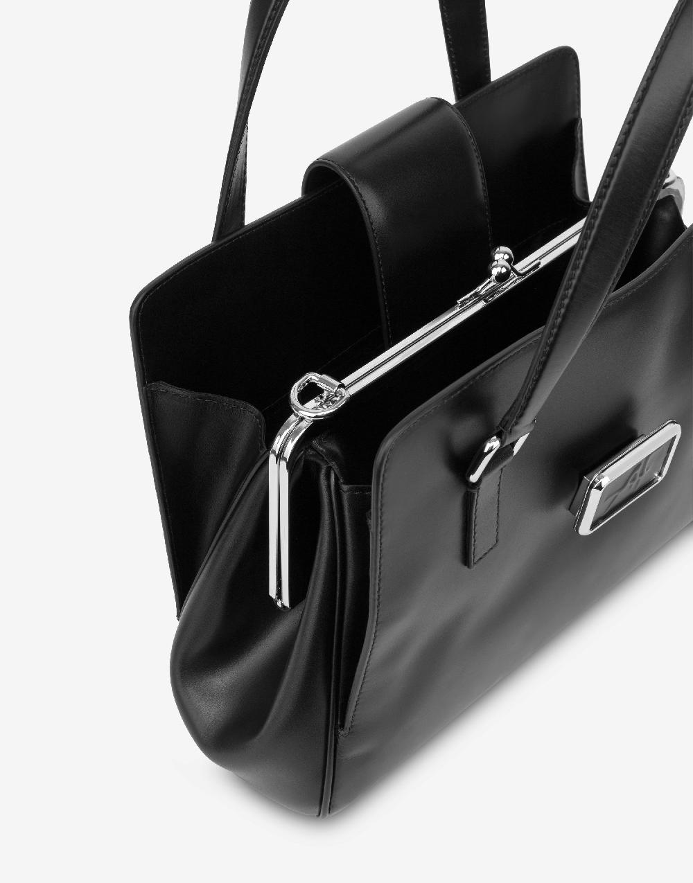 Alberta Ferretti Borsa doppio manico in vitello Allure Nuova
