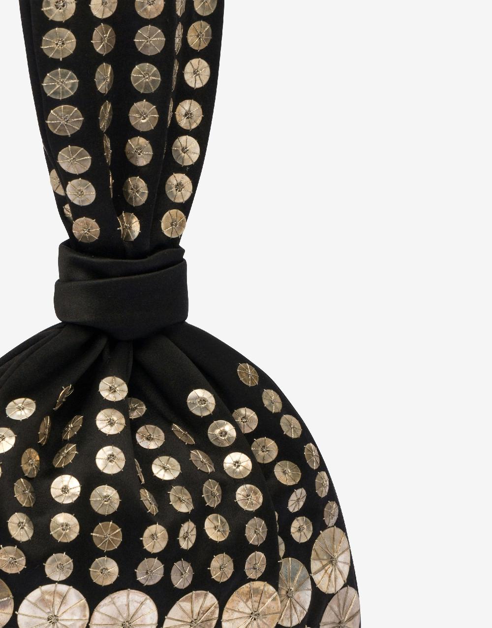 Alberta Ferretti Bucket bag in raso con ricamo Moda