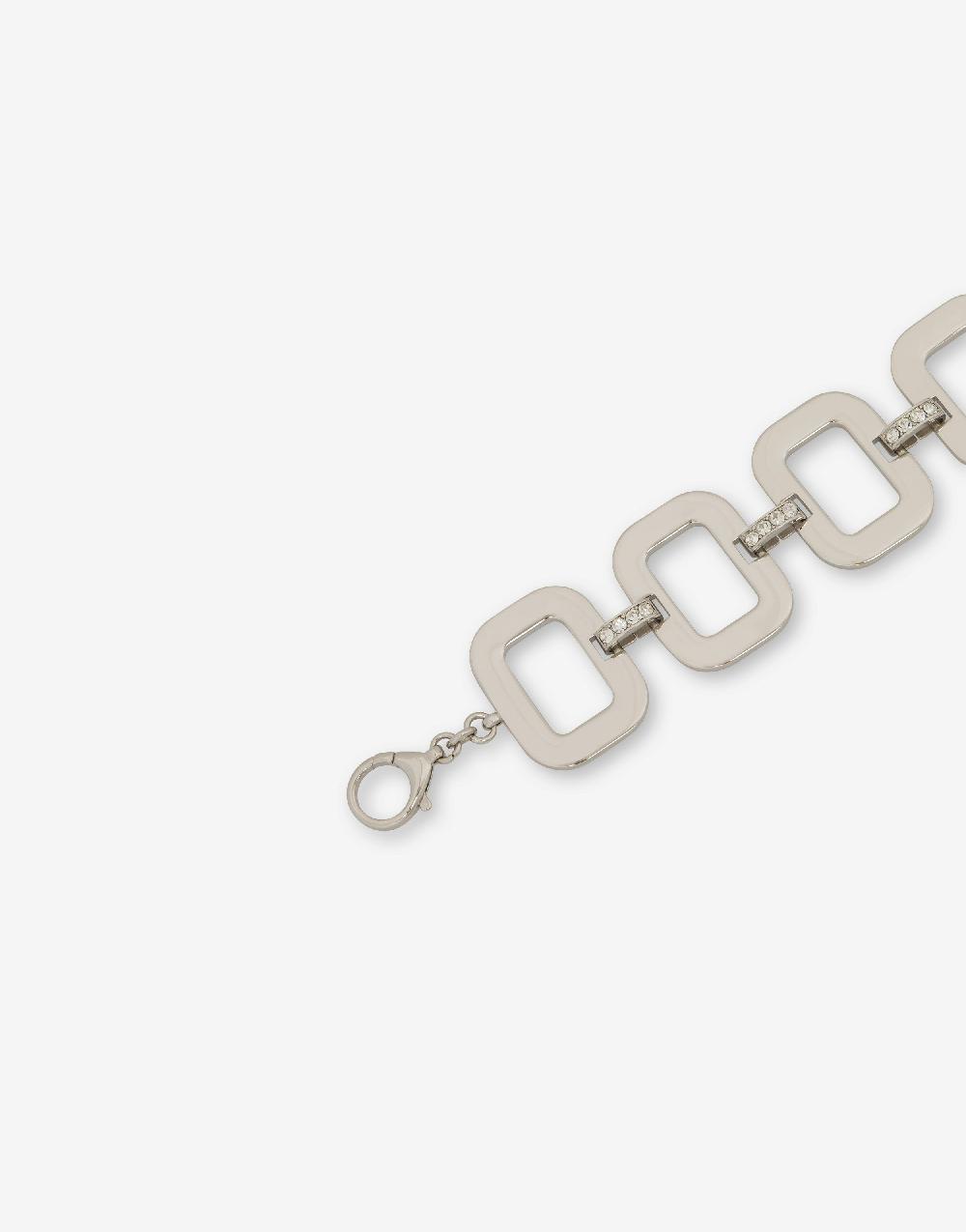 Alberta Ferretti Bracciale in metallo con strass Convenienza