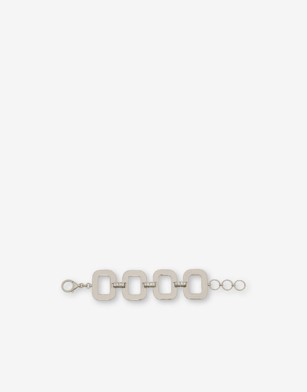 Alberta Ferretti Bracciale in metallo con strass Convenienza