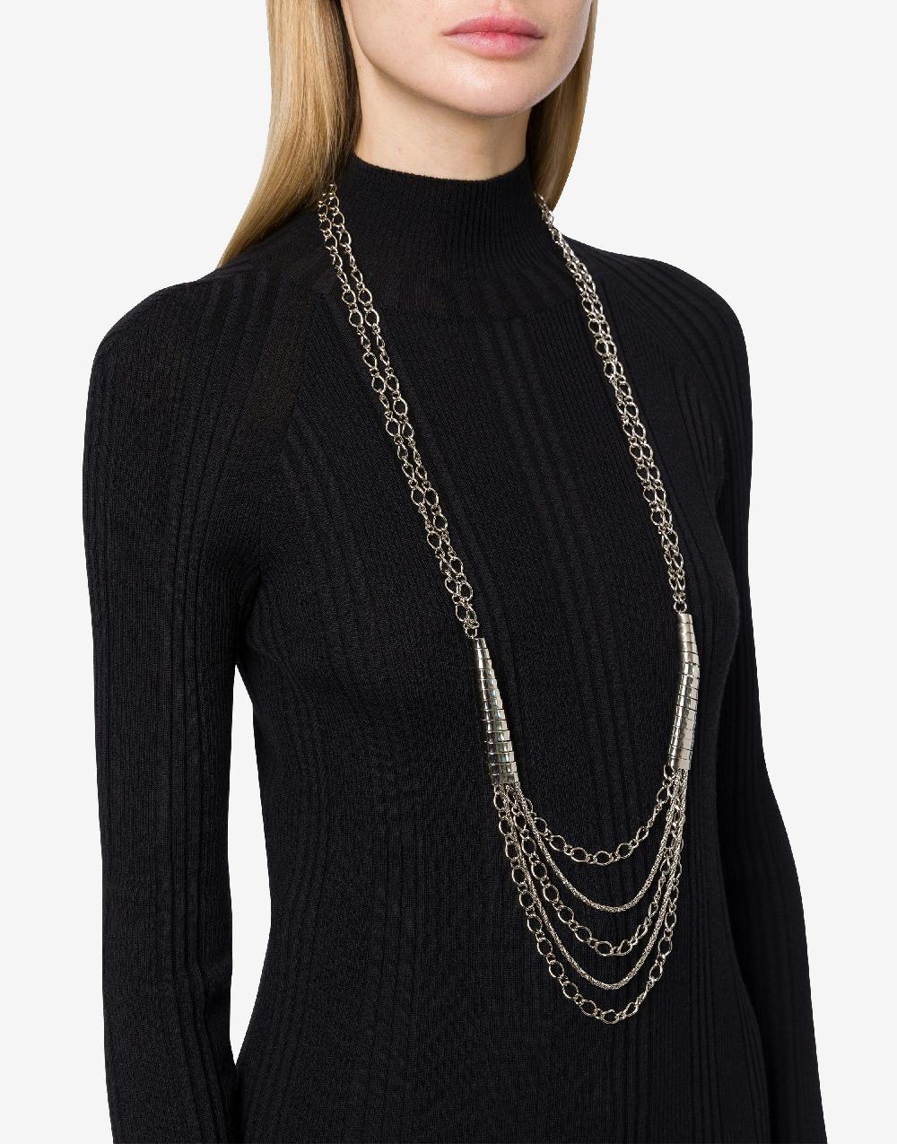 Alberta Ferretti Maxi collana multi-catene Novità
