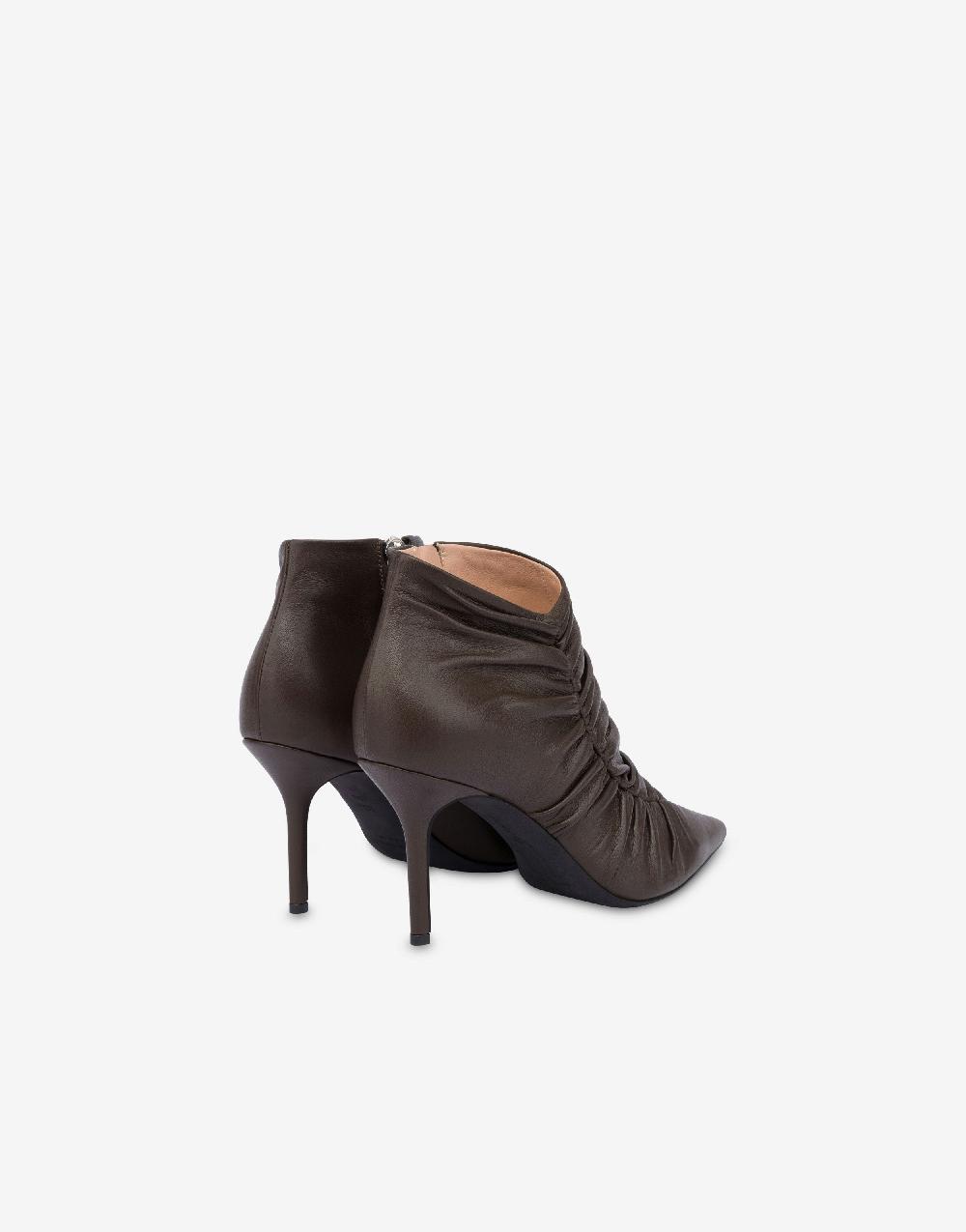 Alberta Ferretti Stivaletti in nappa Folding Presa