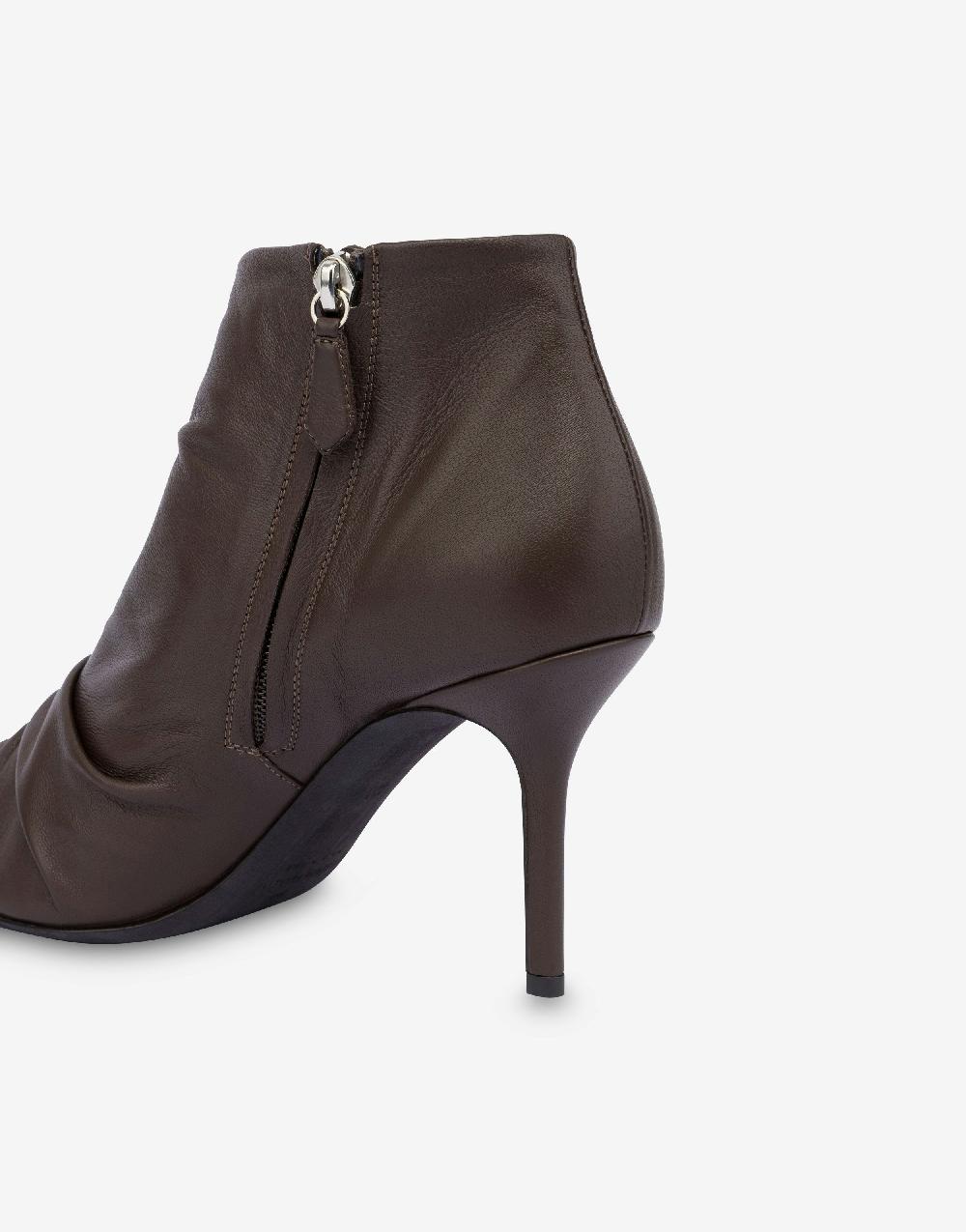 Alberta Ferretti Stivaletti in nappa Folding Presa