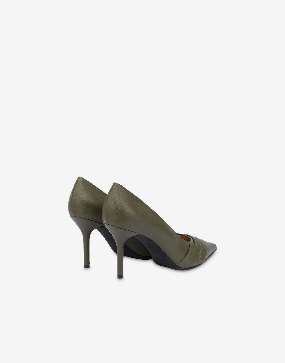 Alberta Ferretti Décolleté in nappa Folding Sconto