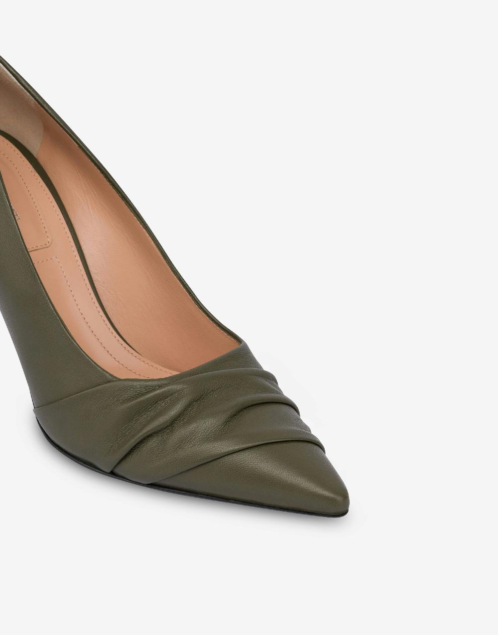 Alberta Ferretti Décolleté in nappa Folding Sconto