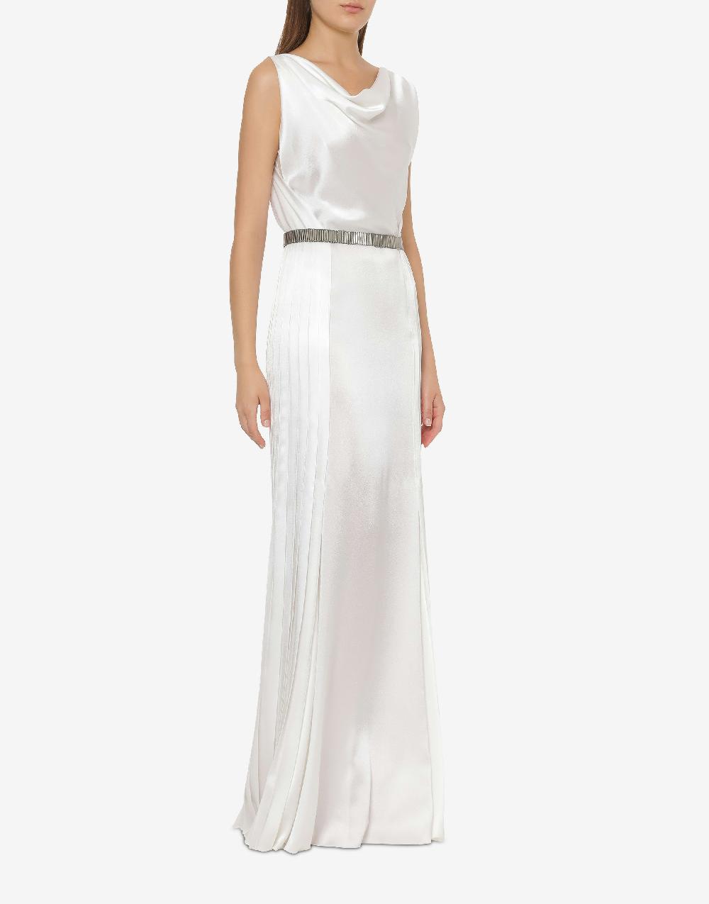 Alberta Ferretti Cintura con paillettes effetto metallico In Vendita