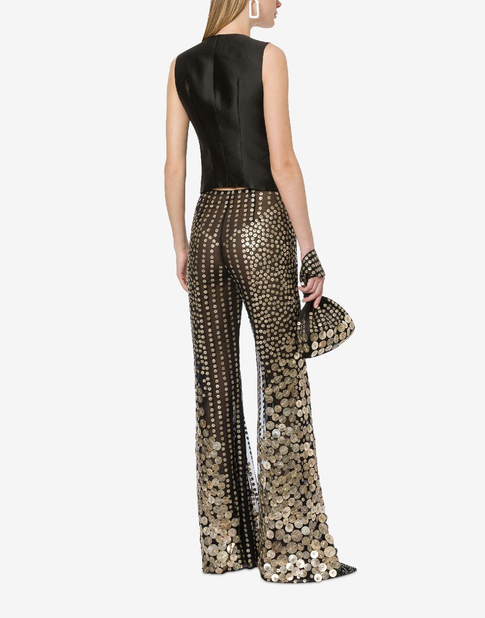 Alberta Ferretti Gilet con ricamo medaglie Negozi Online