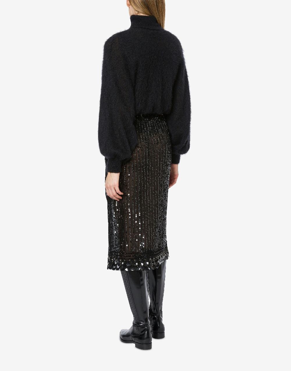 Alberta Ferretti Gonna in tulle con paillettes Sottocosto