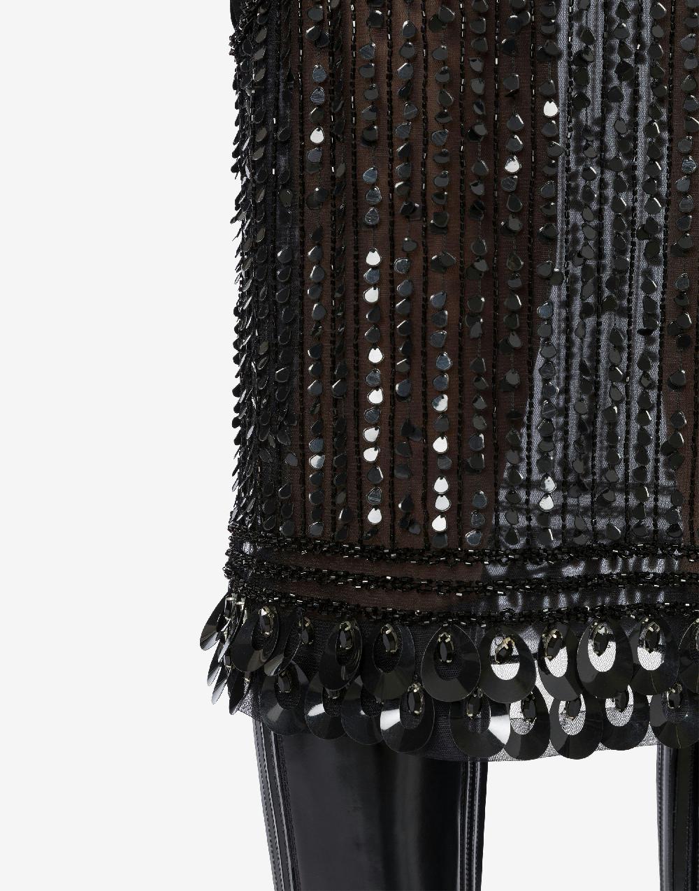 Alberta Ferretti Gonna in tulle con paillettes Sottocosto