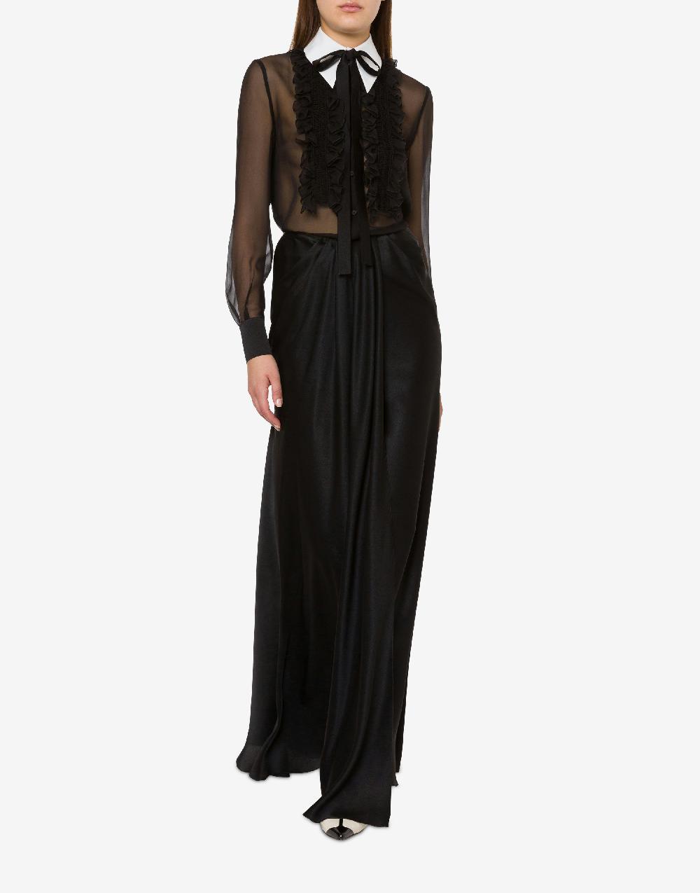Alberta Ferretti Gonna lunga in raso Novità