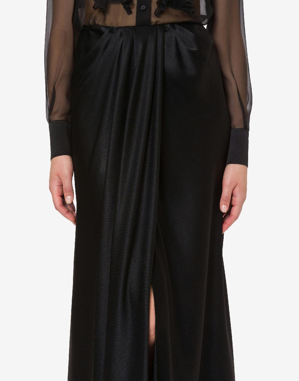 Alberta Ferretti Gonna lunga in raso Novità