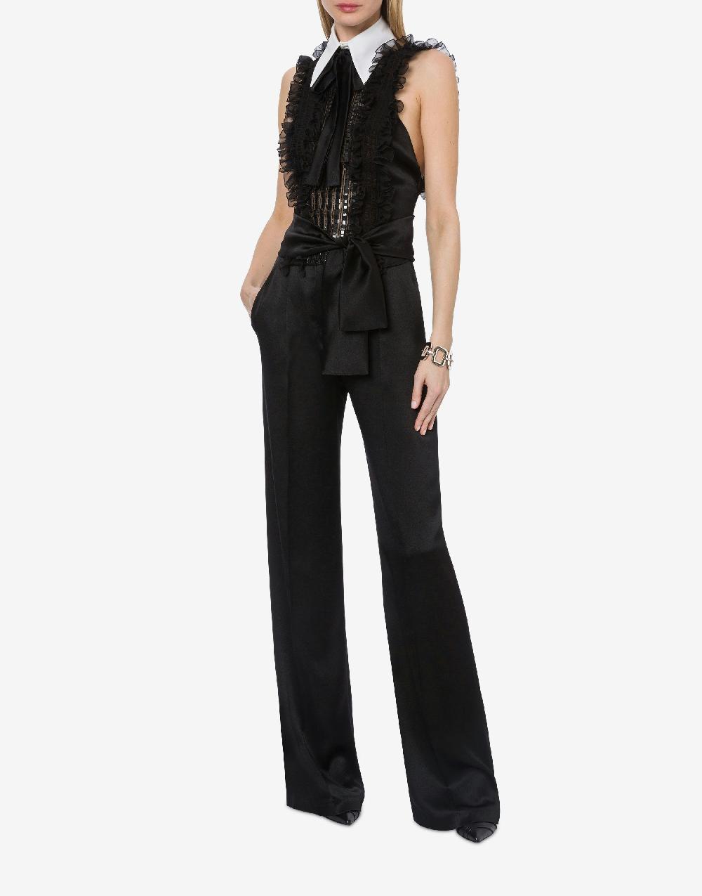 Alberta Ferretti Pantalone in raso Economico