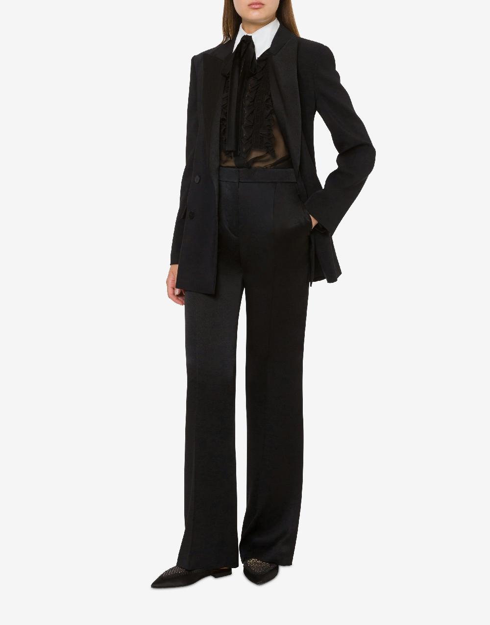 Alberta Ferretti Giacca doppiopetto in cady stretch Online