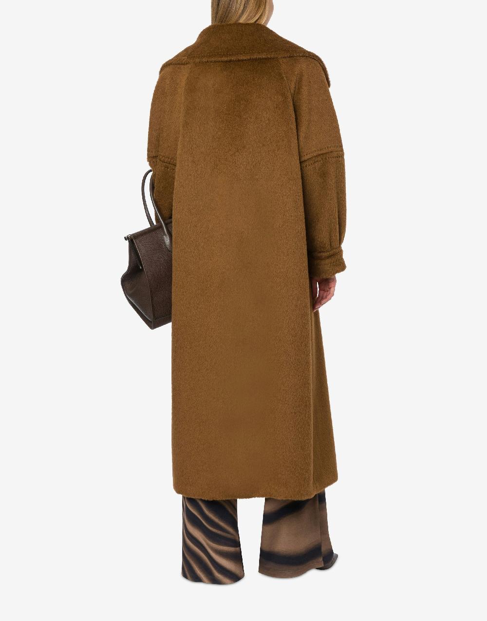 Alberta Ferretti Cappotto in alpaca Suri Saldi Di Fabbrica