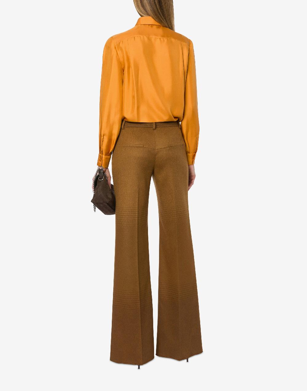 Alberta Ferretti Pantalone in flanella sfumata Vendite Flash