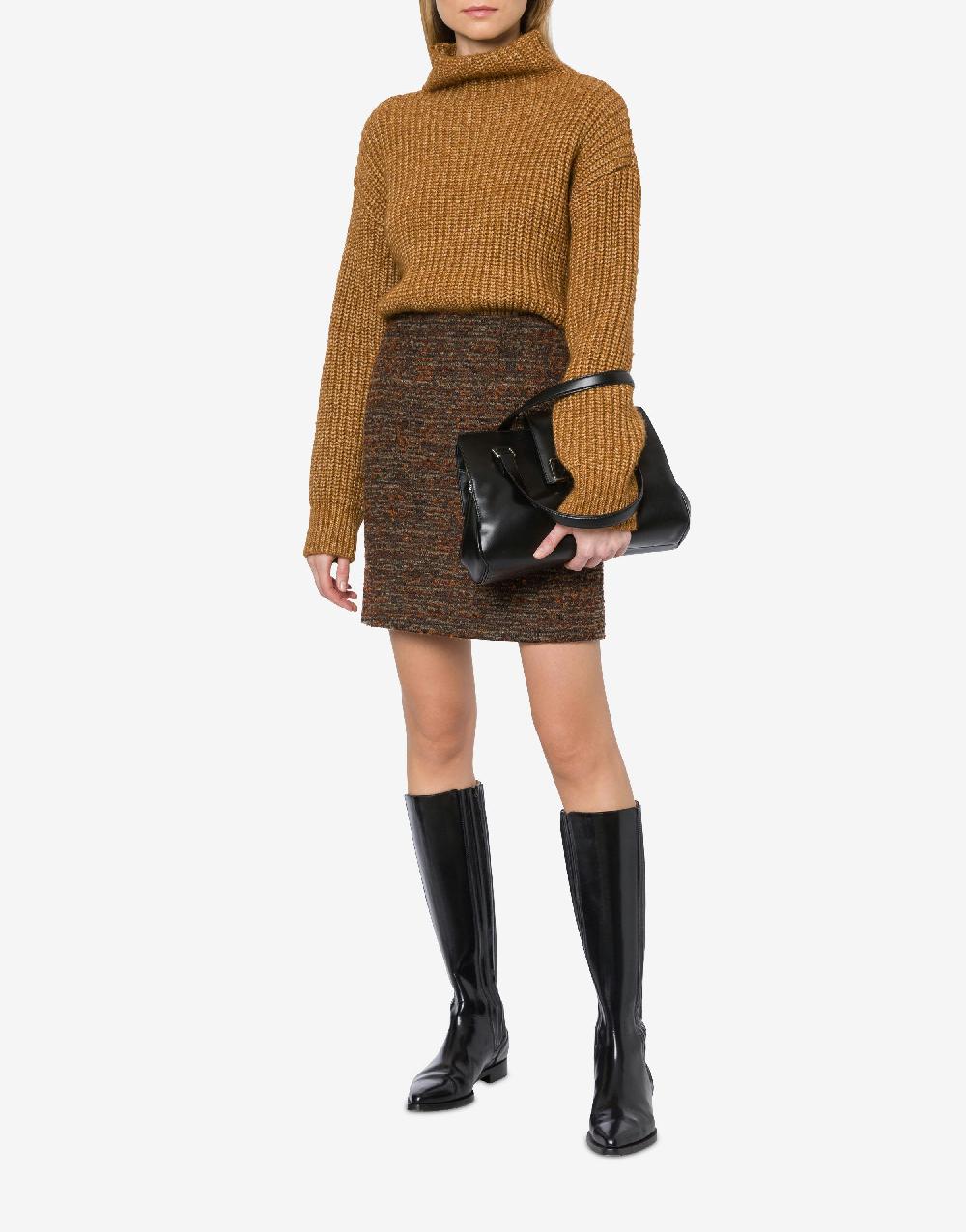 Alberta Ferretti Maglione in fettuccia di lana cotone Negozio