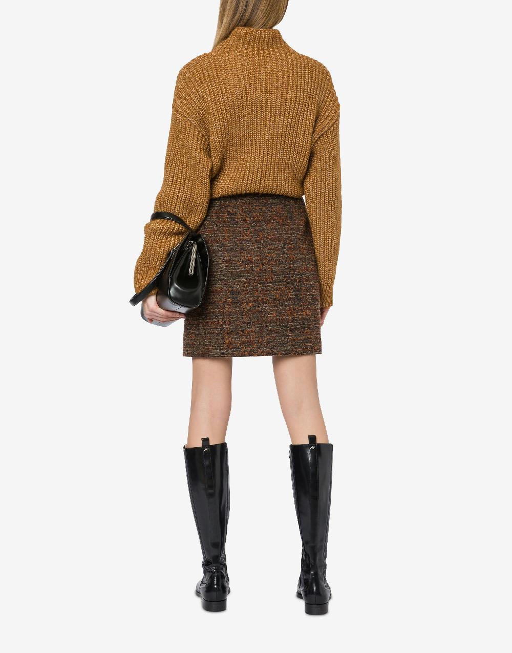 Alberta Ferretti Maglione in fettuccia di lana cotone Negozio