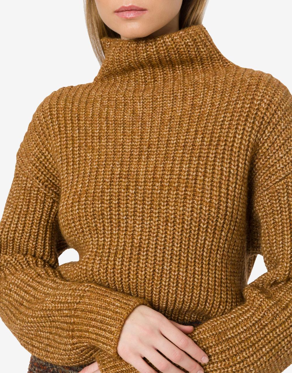 Alberta Ferretti Maglione in fettuccia di lana cotone Negozio