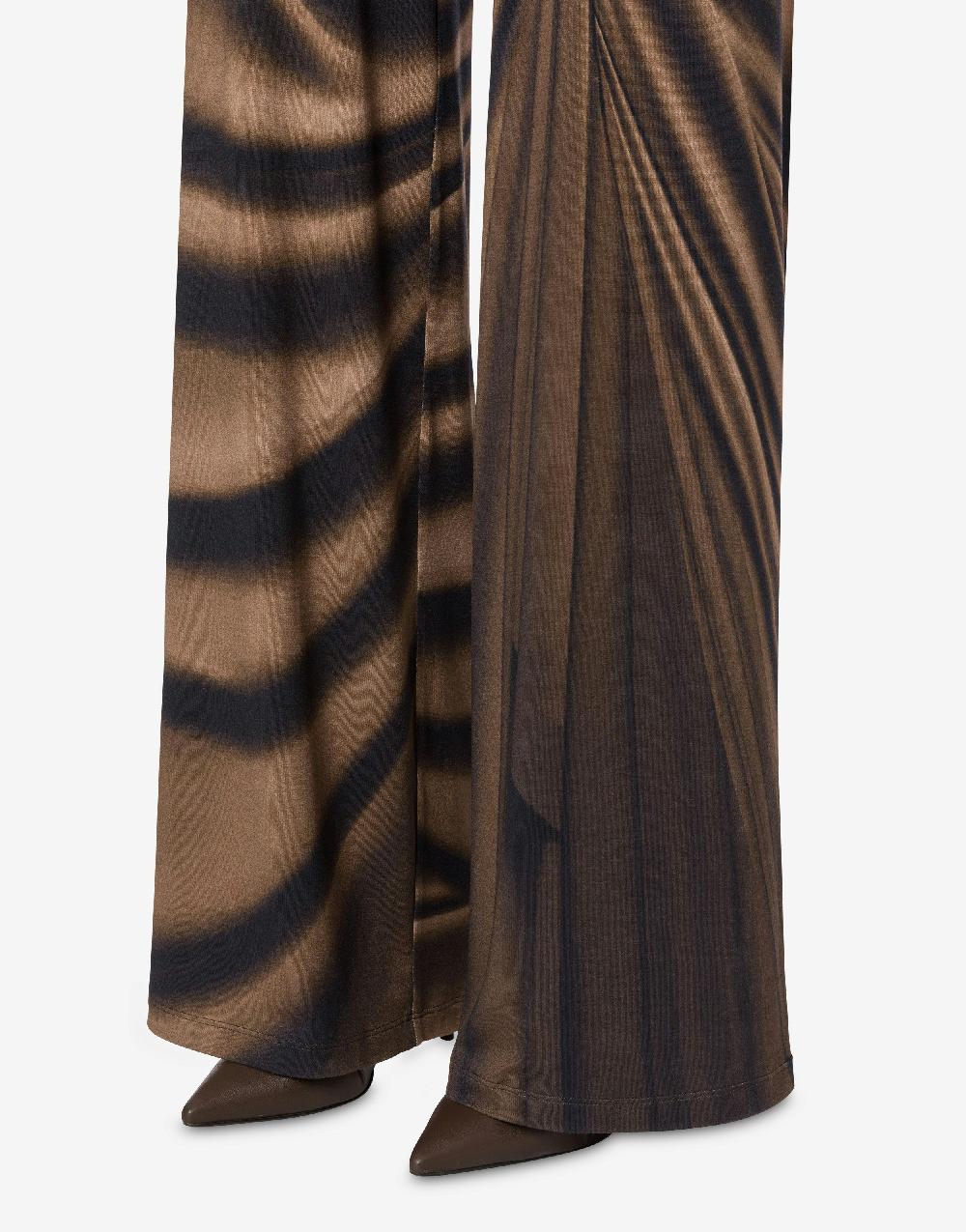 Alberta Ferretti Pantalone in jersey con stampa Drappeggio 2025