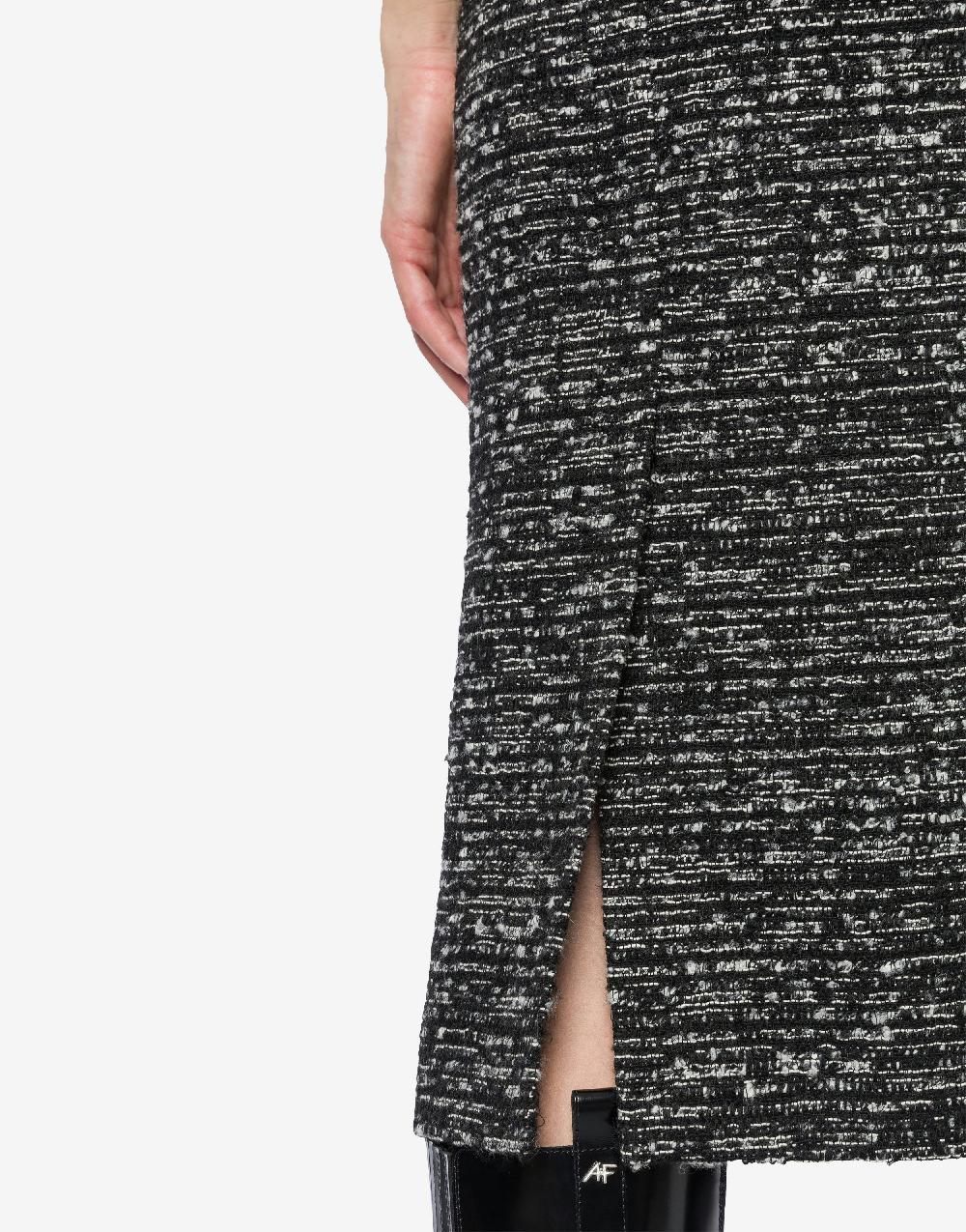 Alberta Ferretti Gonna midi in tweed bottonato Italia