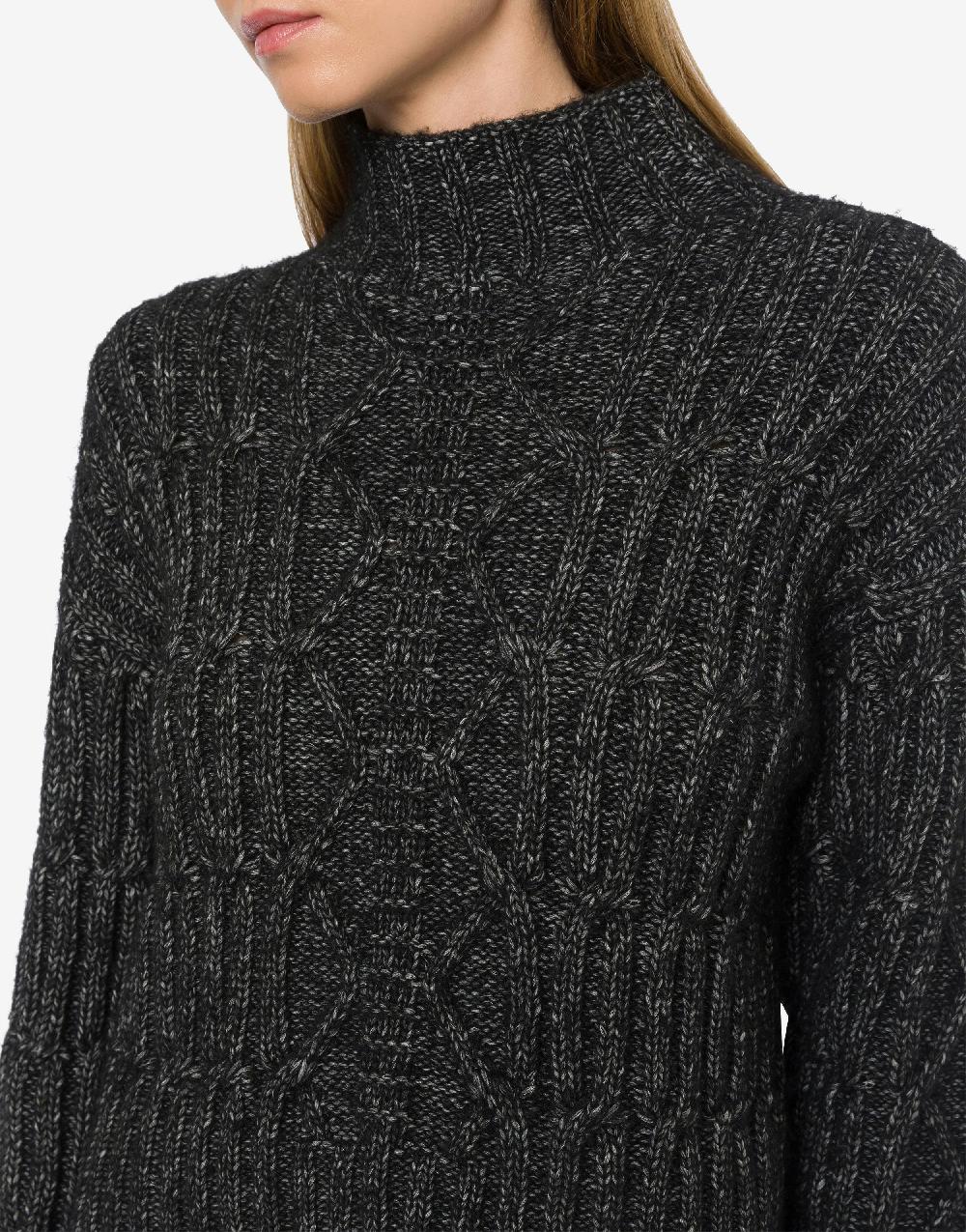 Alberta Ferretti Maglione in fettuccia di lana cotone Vendita