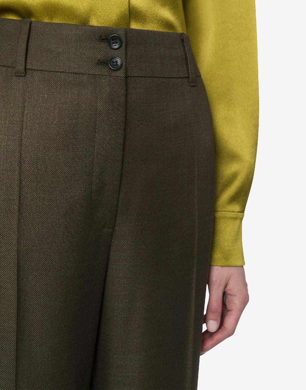 Alberta Ferretti Pantalone in twill fiammato Promozione Limitata