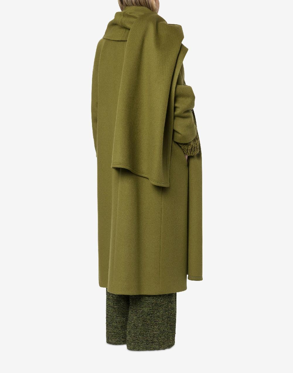 Alberta Ferretti Cappotto in panno di lana e cashmere Flash Sale