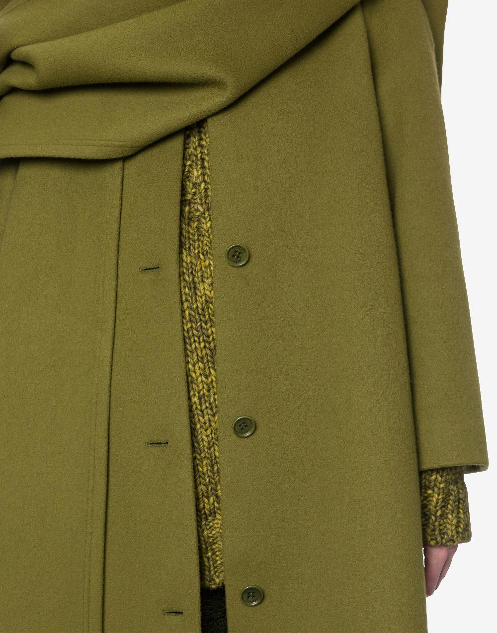 Alberta Ferretti Cappotto in panno di lana e cashmere Flash Sale