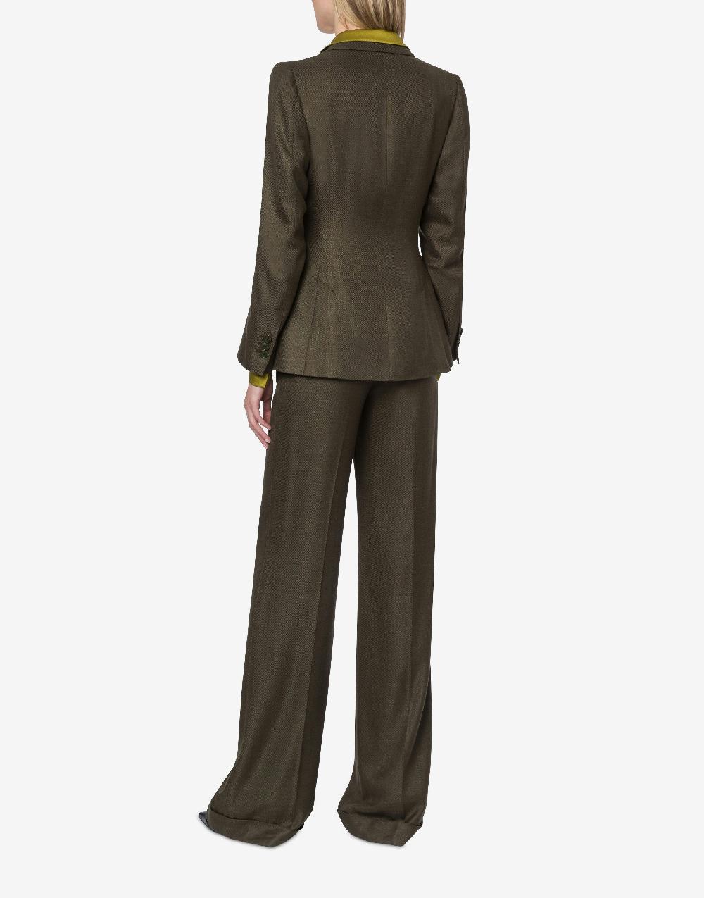 Alberta Ferretti Giacca in twill fiammato Convenienza