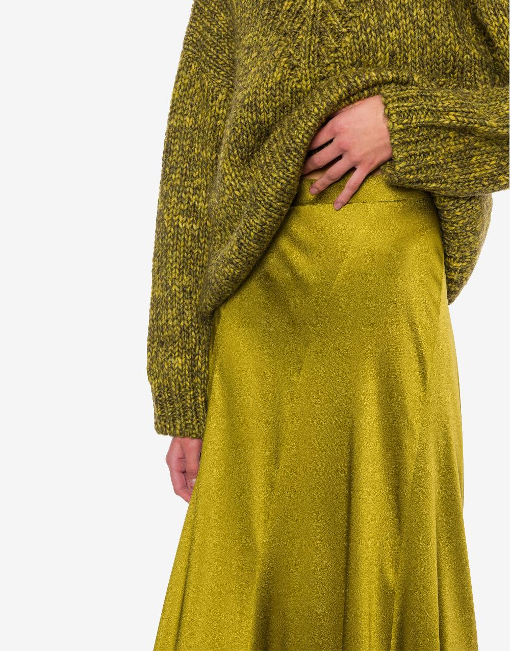 Alberta Ferretti Gonna longuette in raso Hotsell