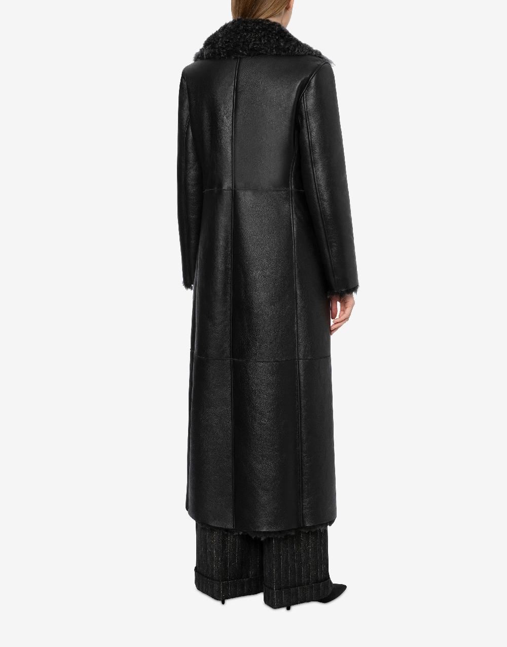 Alberta Ferretti Montone lungo in shearling nappato Nuova