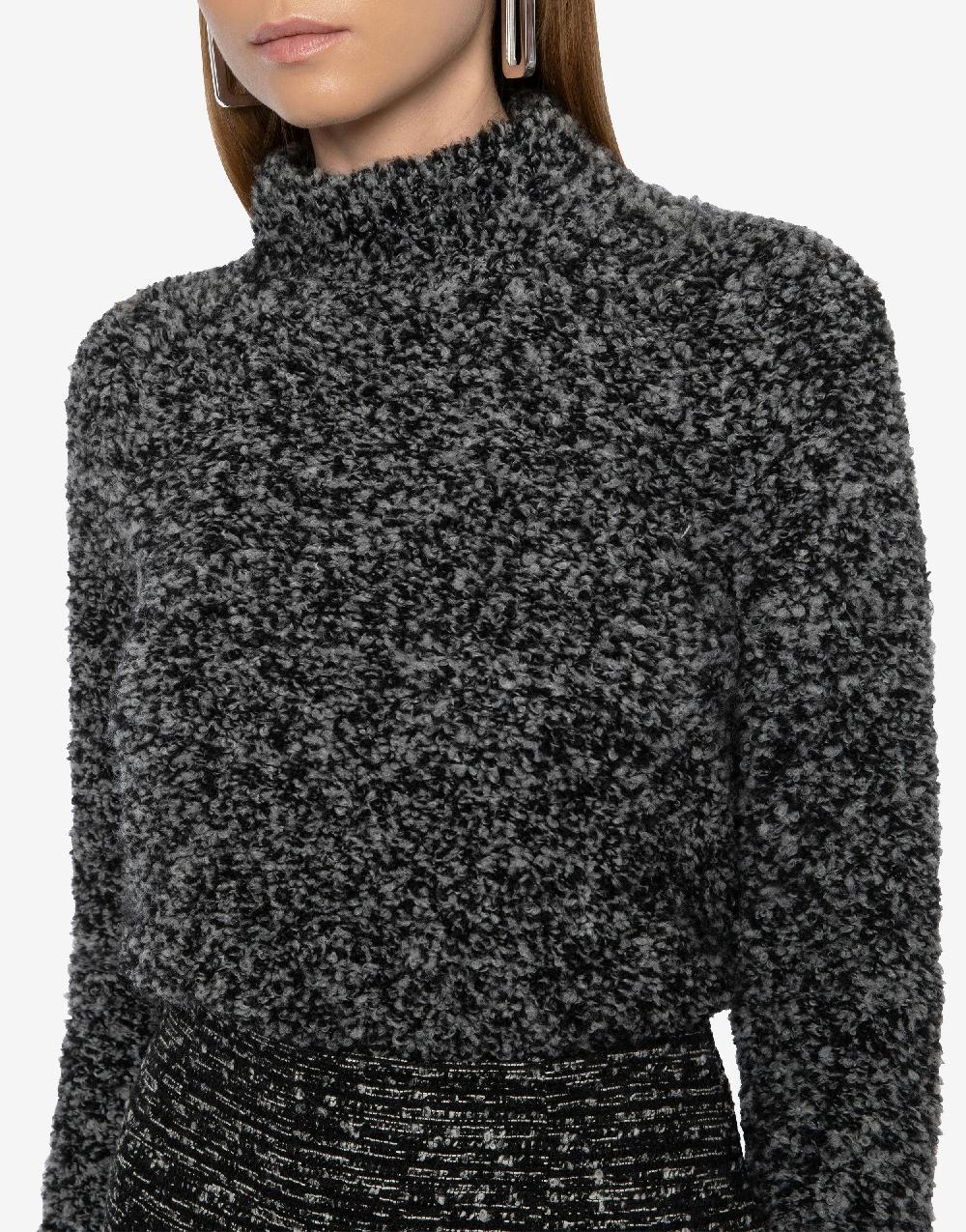 Alberta Ferretti Maglione in lana bouclé Moda