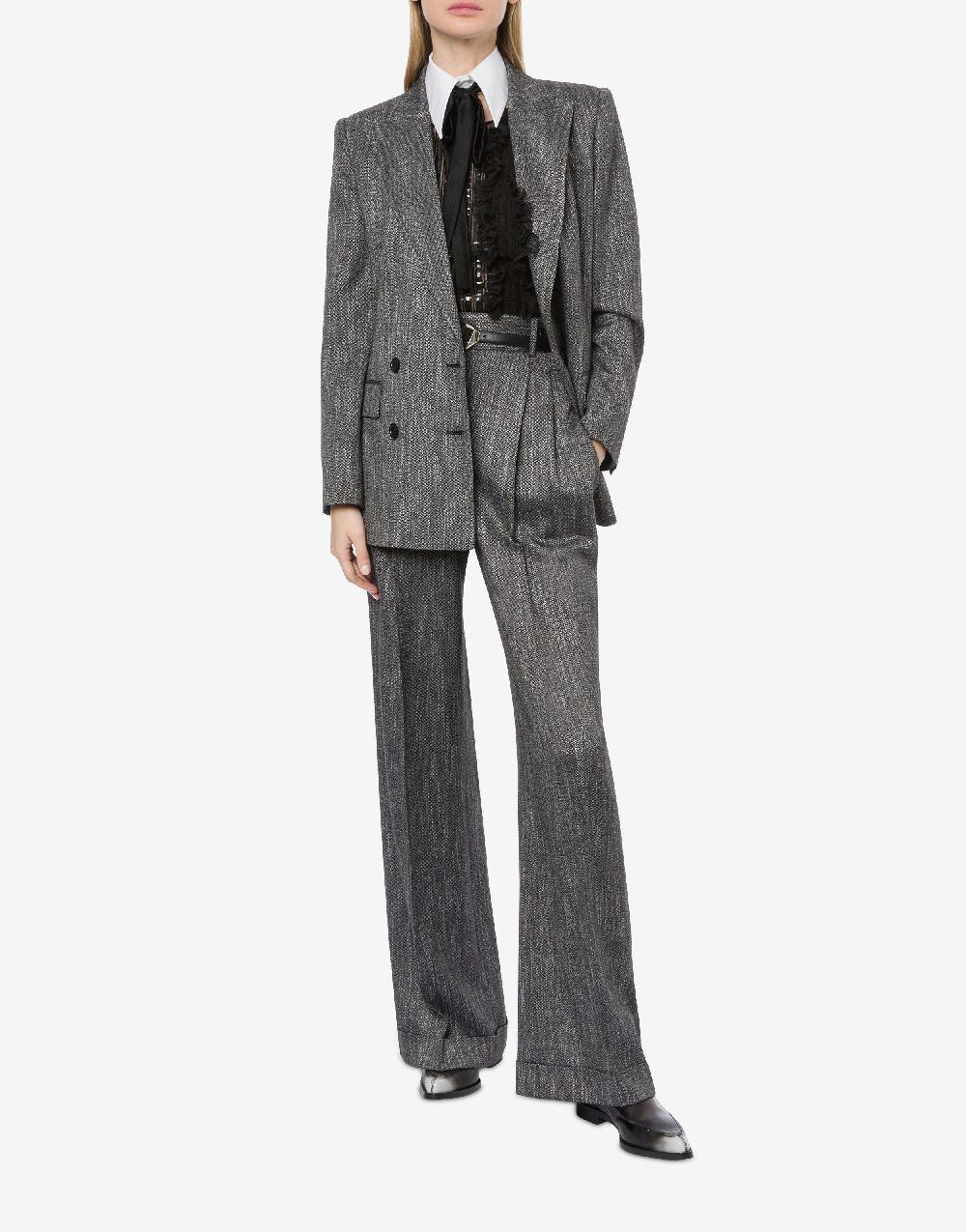Alberta Ferretti Giacca doppiopetto in chevron Italy