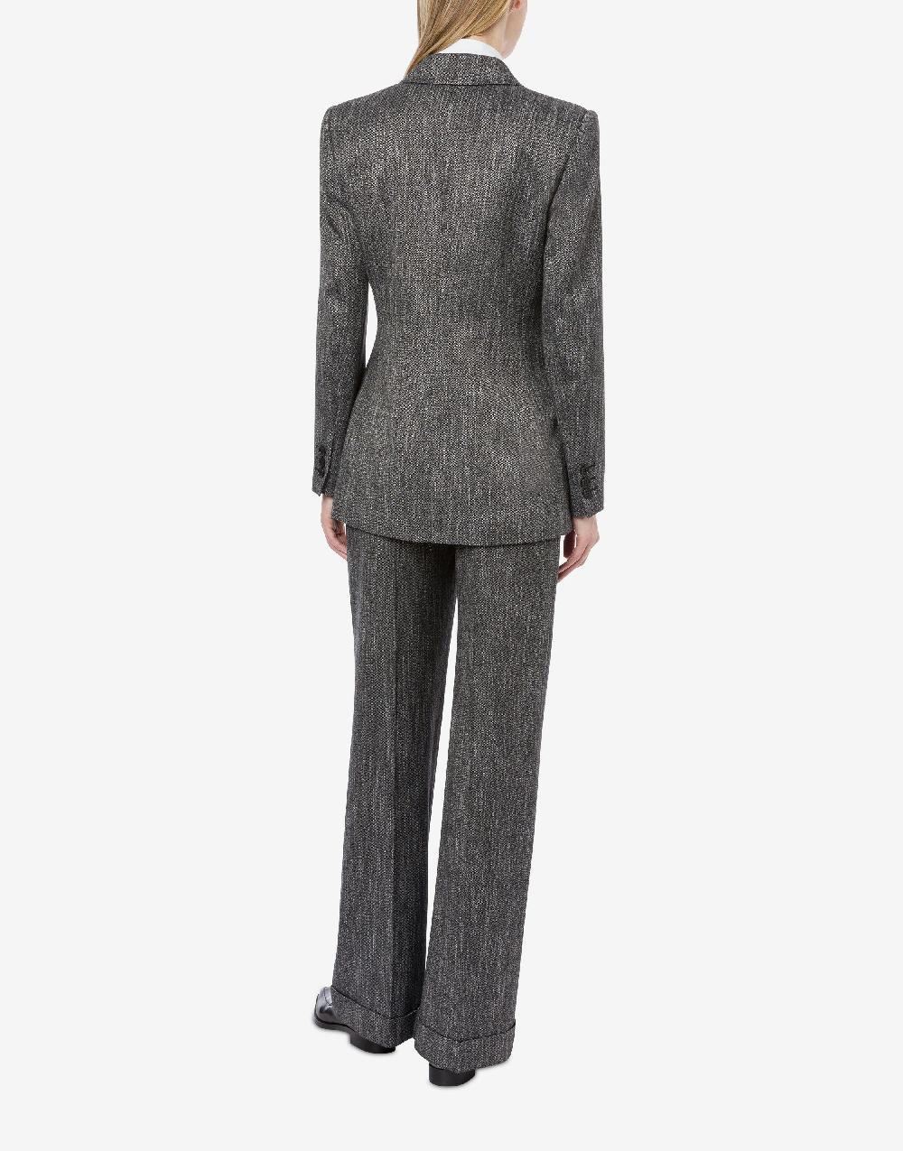 Alberta Ferretti Giacca doppiopetto in chevron Italy