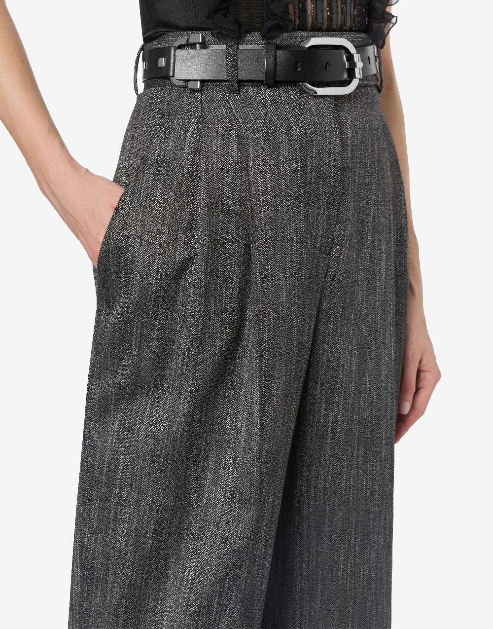 Alberta Ferretti Pantalone in chevron Italia