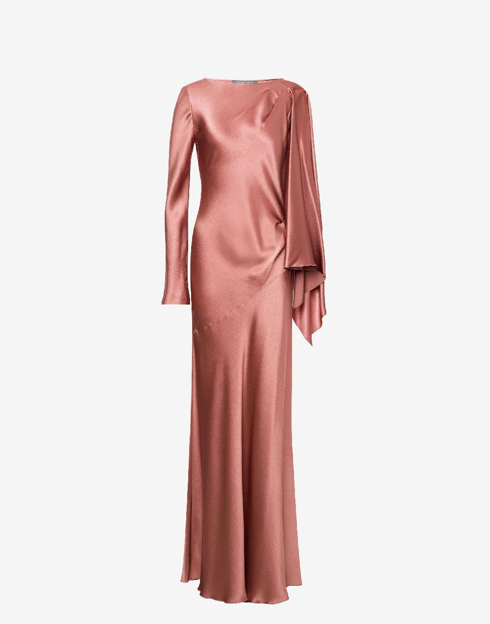 Alberta Ferretti Abito in raso Fino Al -60%