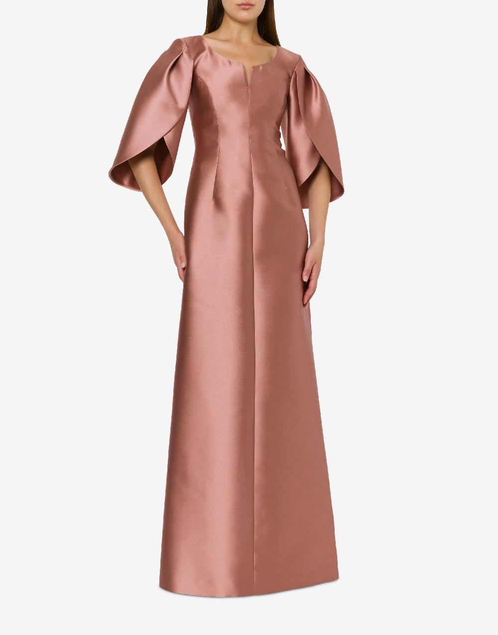 Alberta Ferretti Abito in mikado con maniche tulipano Shopping Online