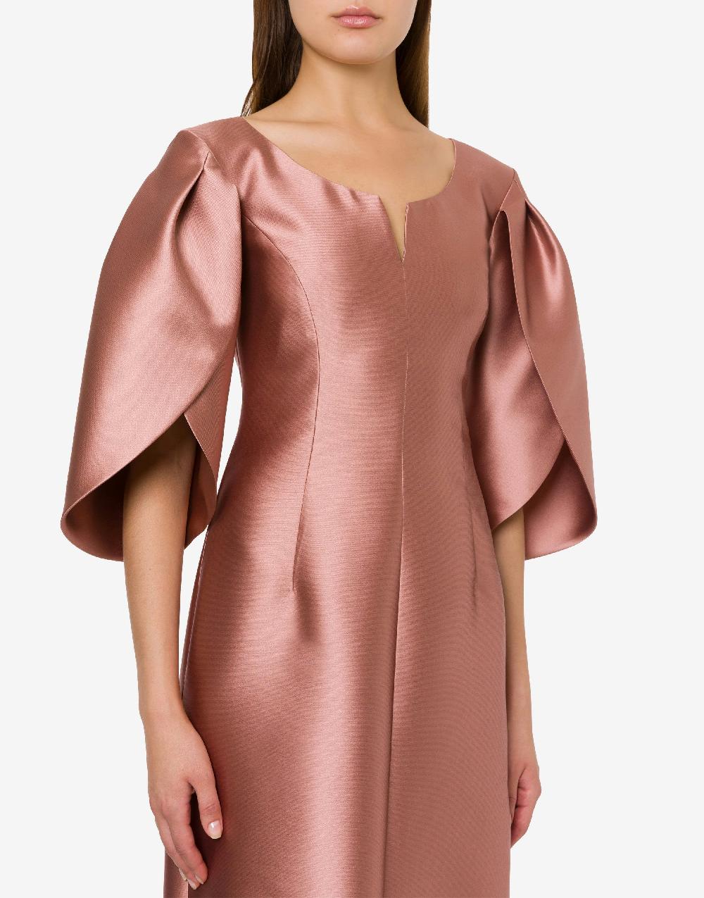 Alberta Ferretti Abito in mikado con maniche tulipano Shopping Online