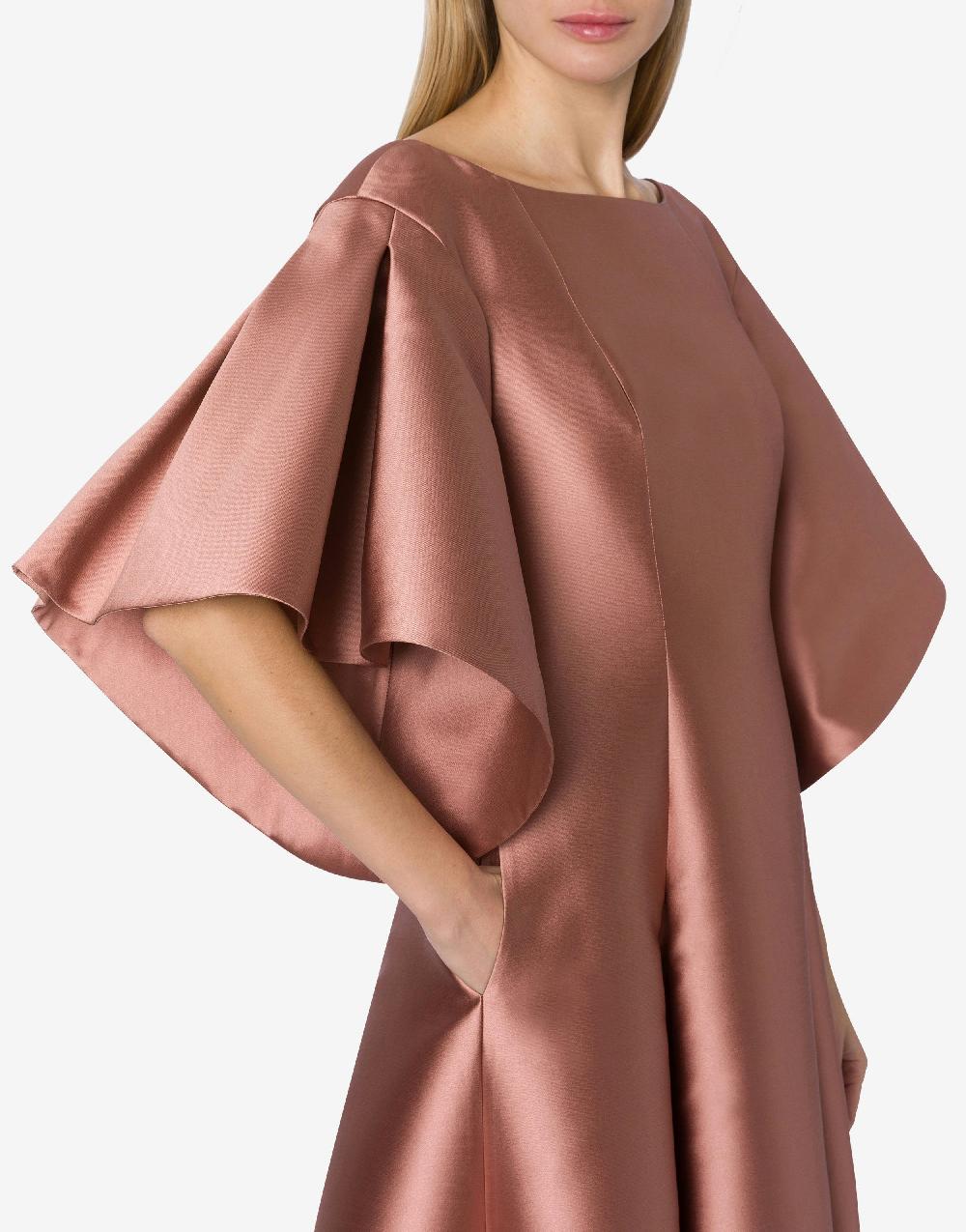 Alberta Ferretti Abito lungo in mikado Saldi Di Fabbrica