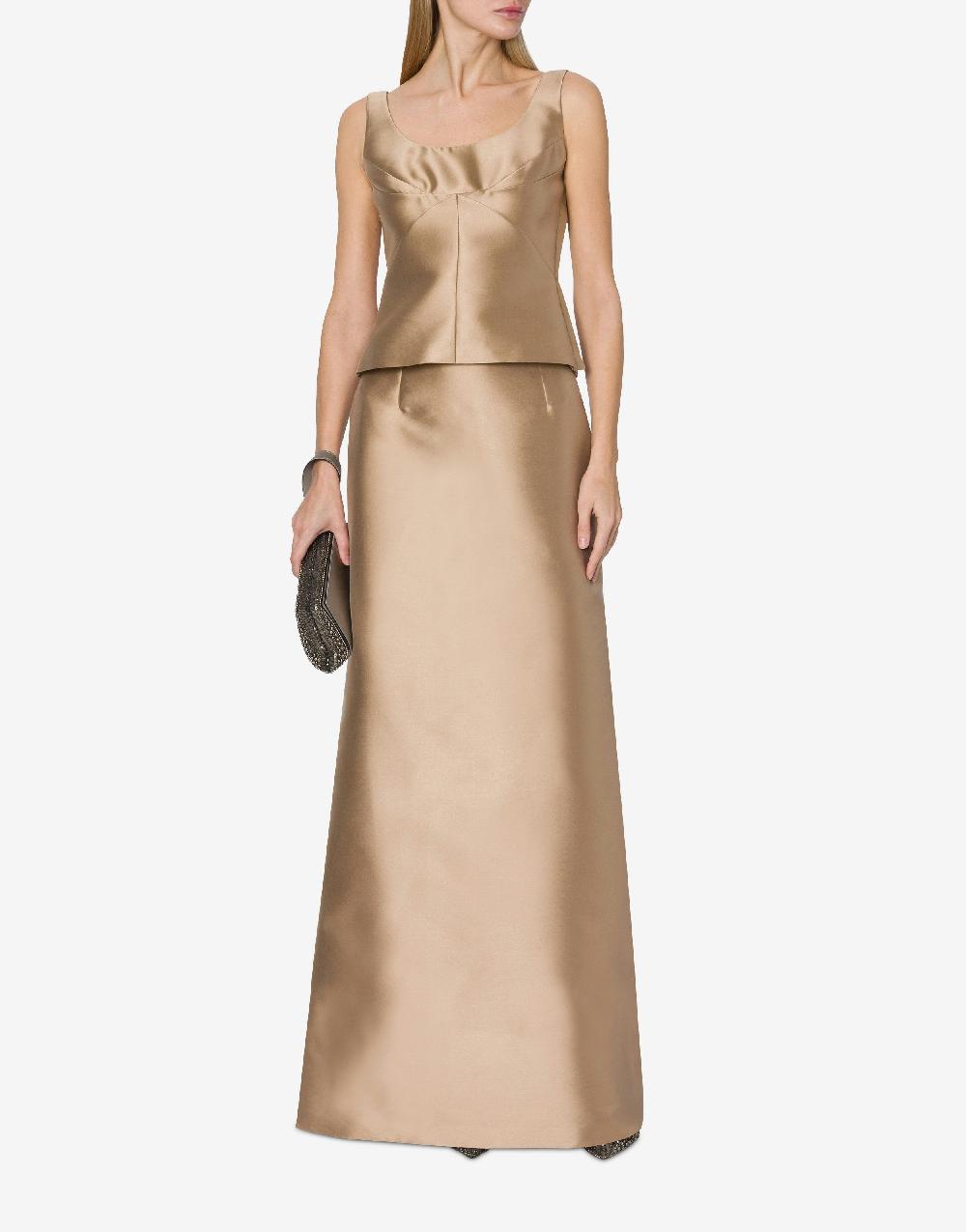 Alberta Ferretti Top in mikado In Saldo