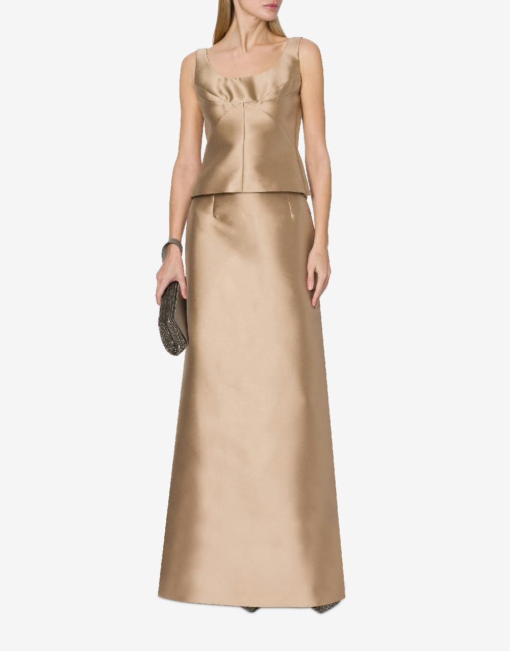 Alberta Ferretti Gonna lunga in mikado Nuova