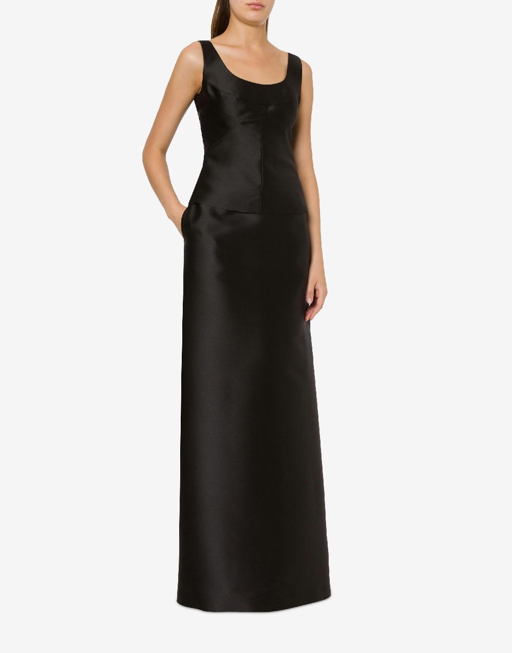 Alberta Ferretti Gonna lunga in mikado In Linea