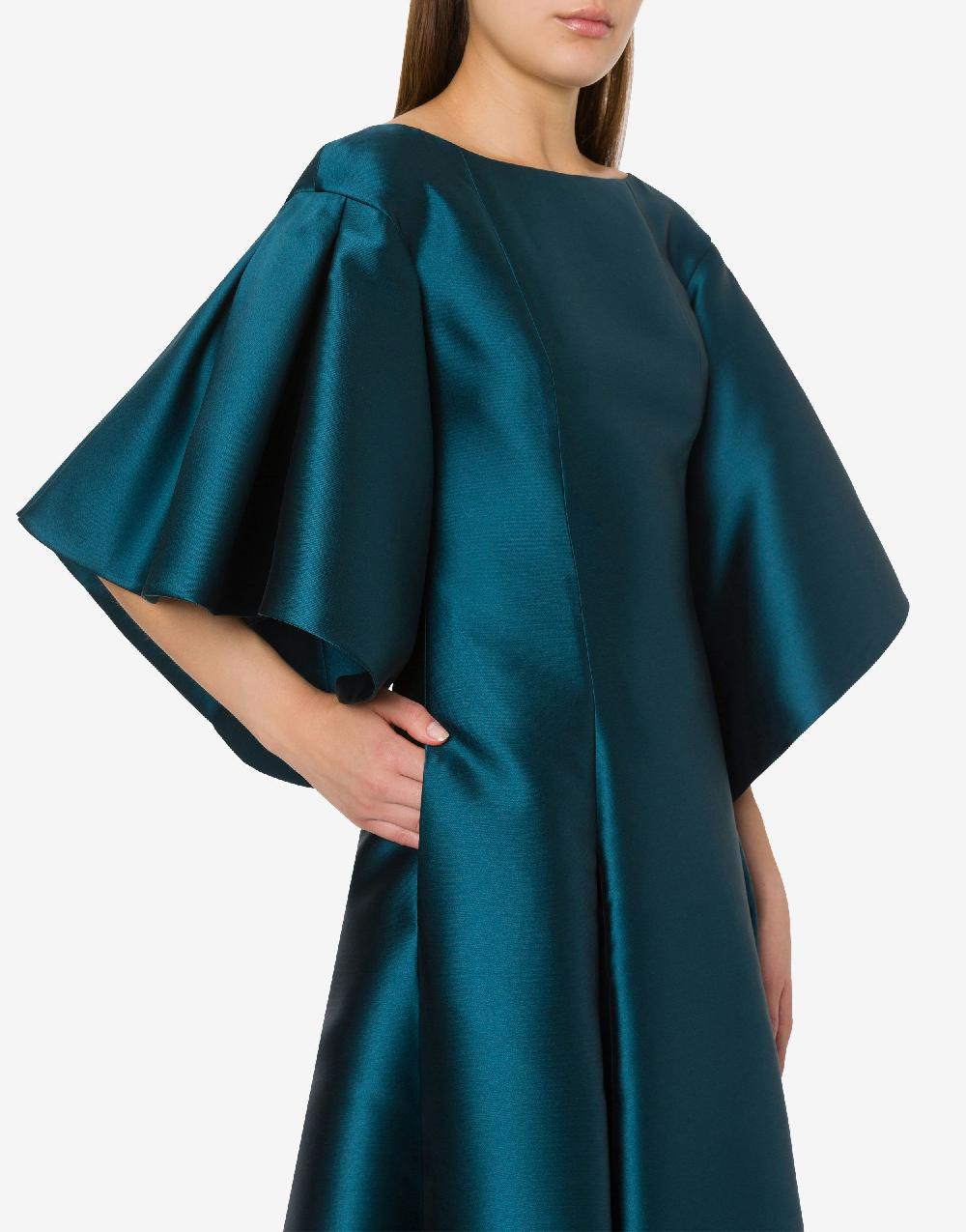 Alberta Ferretti Abito lungo in mikado Promozione